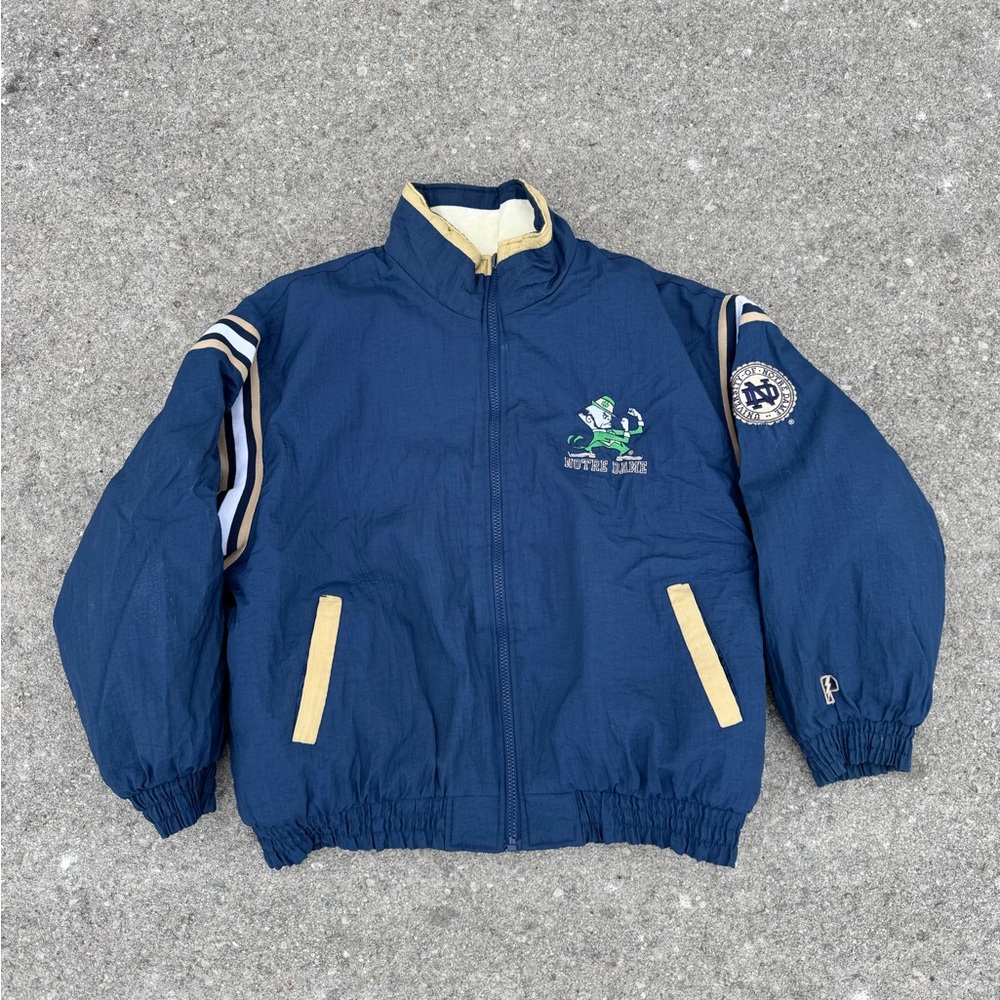 Vintage 90s Notre Dame Reversible Jacket